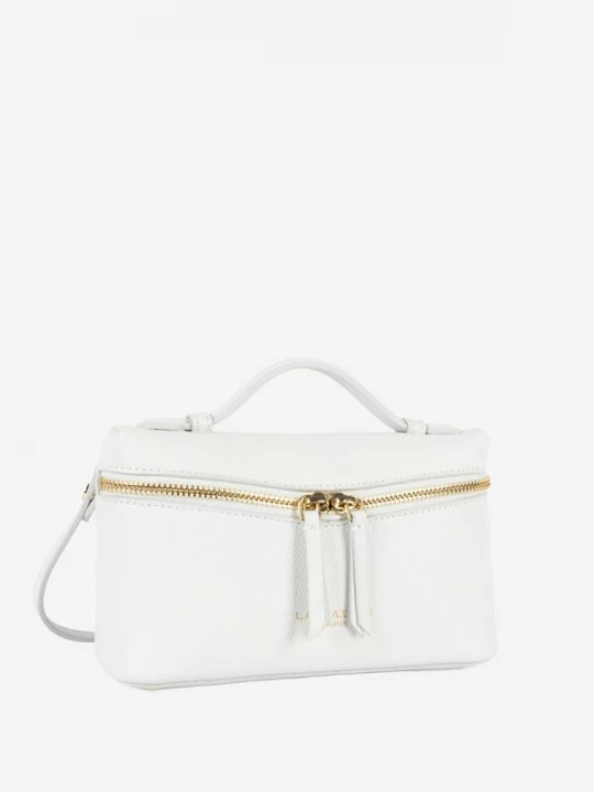 Foto van product LANCASTER Paris Handtas 'Lancaster Sac boite Zippé S Milano Trésor Blanc' wit