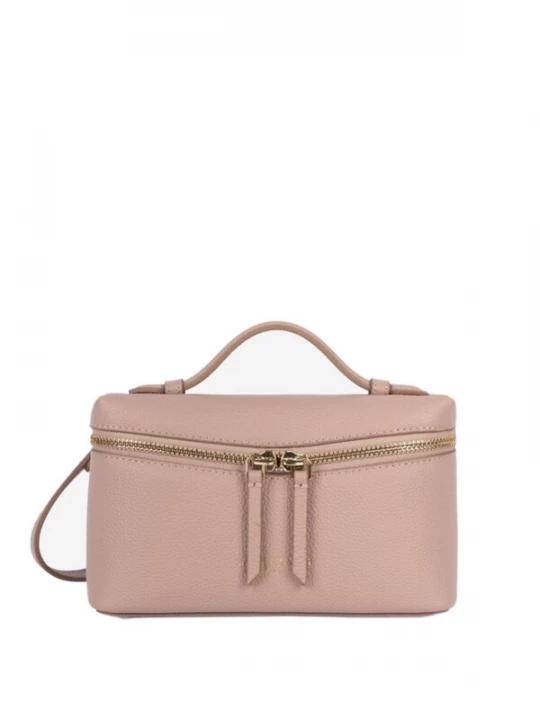 Foto van product LANCASTER Paris Schoudertas 'Lancaster Sac boite Zippé S Milano Trésor Nude' beige