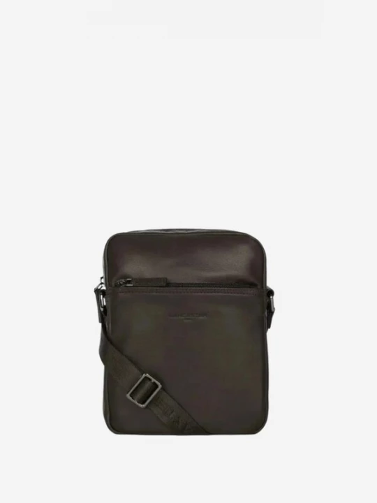 Foto van product LANCASTER Paris Schoudertas 'Lancaster Sacoche cuir de vachette SOFT VINTAGE Noir' zwart