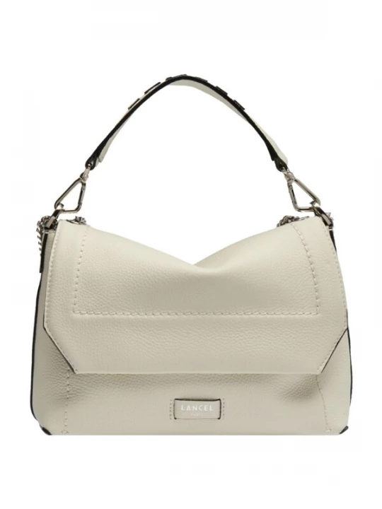 Foto van product Lancel Schoudertas 'Lancel Sac Rabat M Ninon Soft Neige Femme' wit