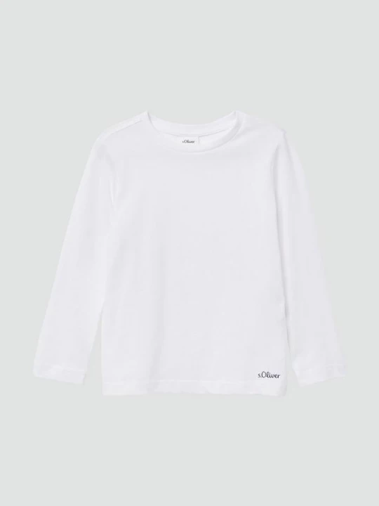 Foto van product Lange mouw met logoprint s.Oliver wit