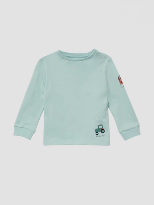 Foto van product Lange mouw met print en borduursels s.Oliver