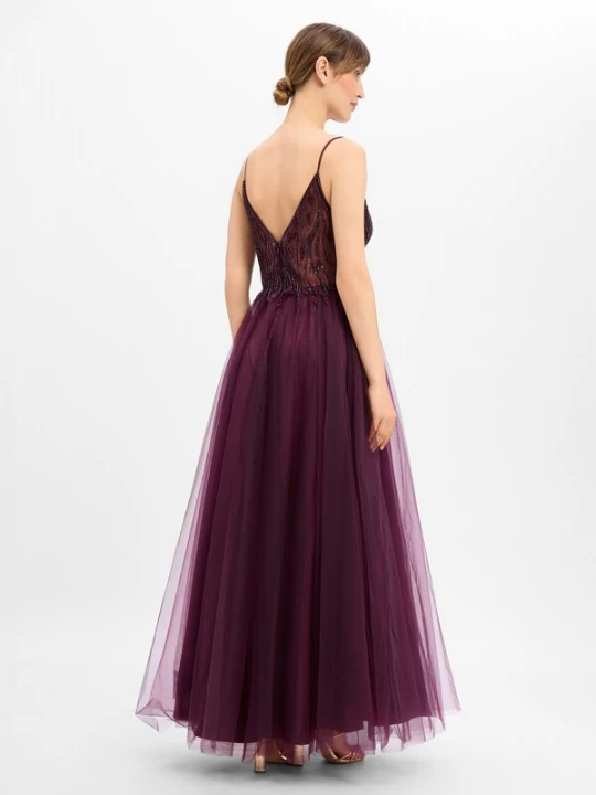 Foto van product Laona Avondjurk bordeaux