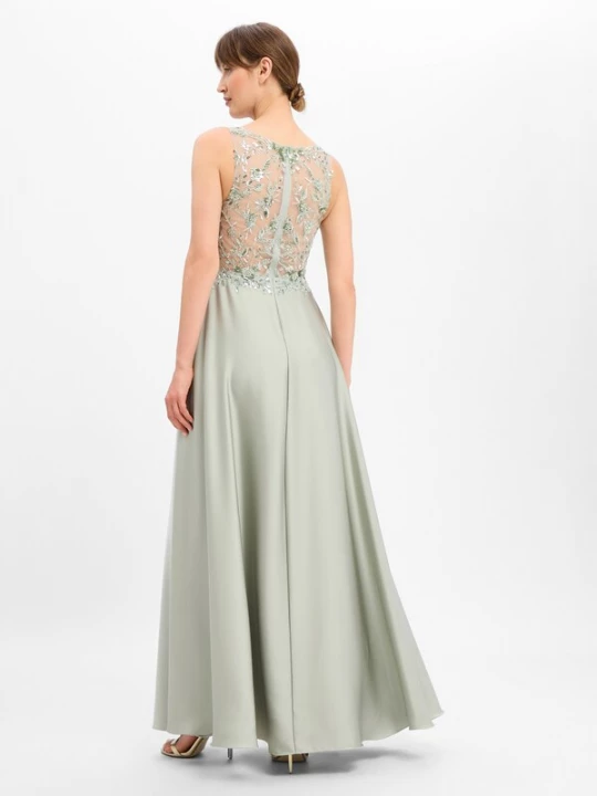 Foto van product Laona Avondjurk groen / pastelgroen