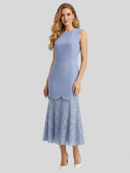 Foto van product LapaPlus Avondjurk 'Women Dress' hemelsblauw
