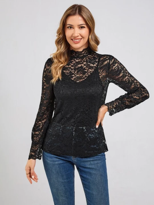 Foto van product LapaPlus Blouse 'Women Shirt' zwart
