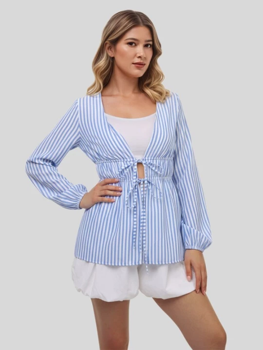 Foto van product LapaPlus Blouse 'Women Tops' hemelsblauw