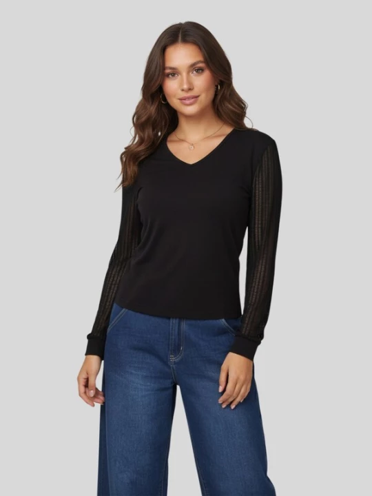 Foto van product LapaPlus Blouse 'Women Tops' zwart