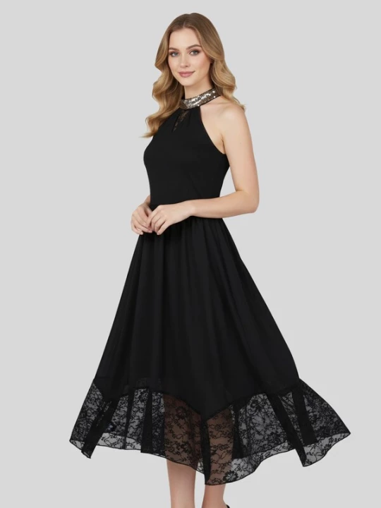 Foto van product LapaPlus Cocktailjurk 'Women Dress' zwart
