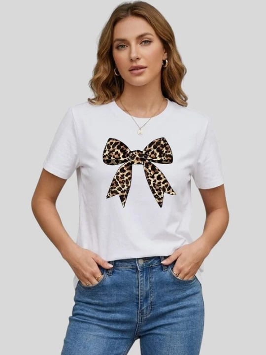 Foto van product LapaPlus Shirt 'Women' Short Sleeve Shirt Summer Tops' wit