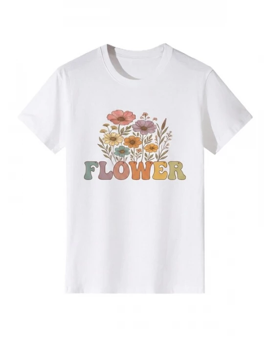 Foto van product LapaPlus Shirt 'Women's Short Sleeve Shirt Summer Tops' wit