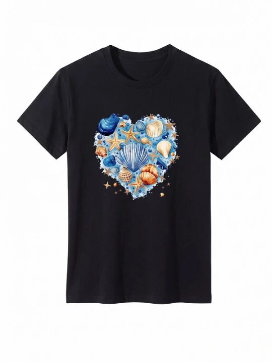 Foto van product LapaPlus Shirt 'Women's Short Sleeve Shirt Summer Tops' zwart