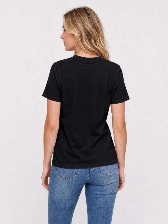 Foto van product LapaPlus Shirt 'Women's Short Sleeve Shirt Summer Tops' zwart