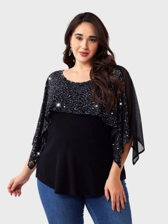 Foto van product LapaPlus Top 'Women Tops' zwart