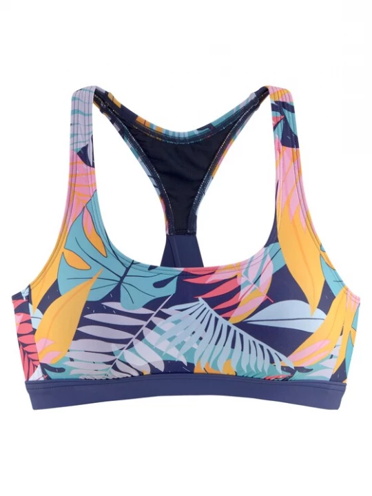 Foto van product LASCANA ACTIVE Sportbikinitop indigo / lichtblauw / geel / lichtroze