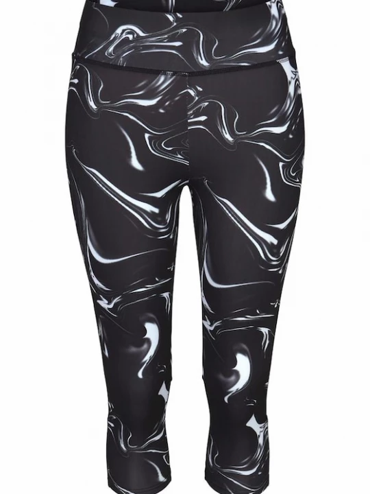 Foto van product LASCANA ACTIVE Sportbroek zwart / wit