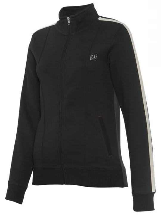 Foto van product LASCANA ACTIVE Sportief sweatvest zwart / wit