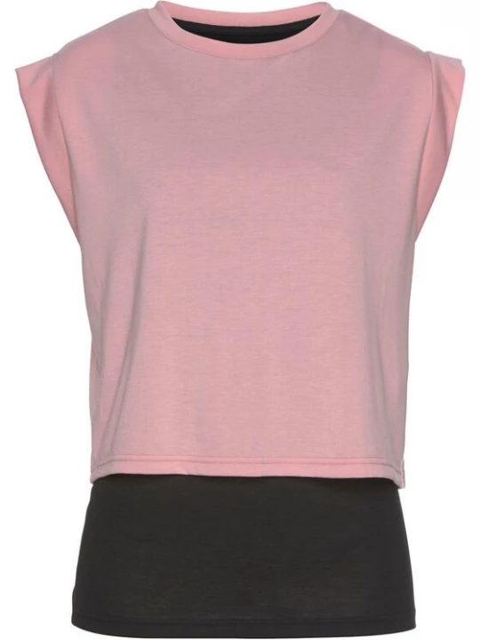 Foto van product LASCANA ACTIVE Top rosa / zwart