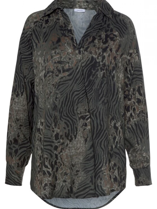 Foto van product LASCANA Blouse beige / grijs / zwart