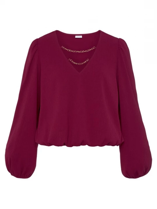 Foto van product LASCANA Blouse goud / pruim