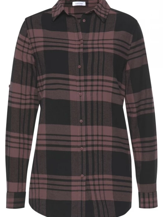 Foto van product LASCANA Blouse mauve / zwart