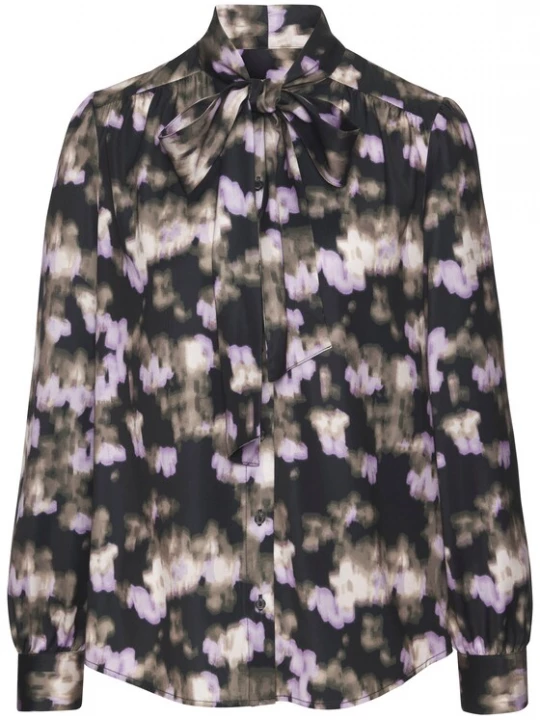 Foto van product LASCANA Blouse mokka / lichtlila / zwart / wit