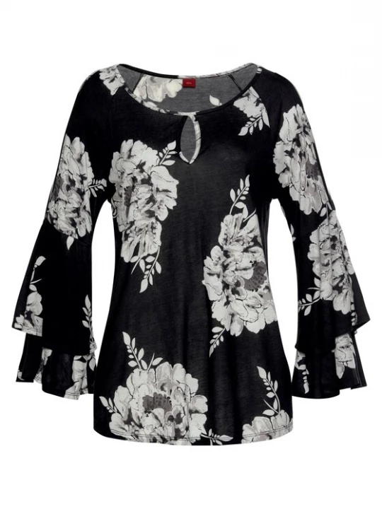 Foto van product LASCANA Blouse zwart / wit