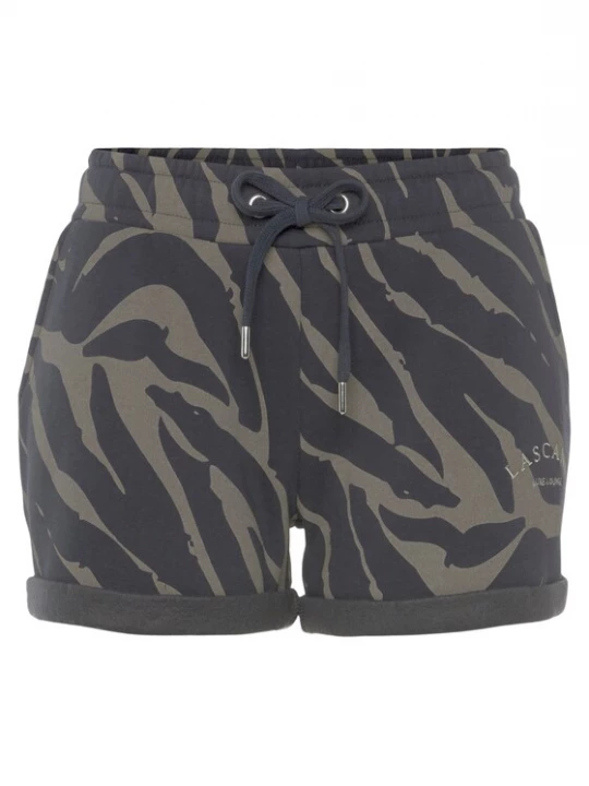 Foto van product LASCANA Broek bruin gemêleerd / zwart