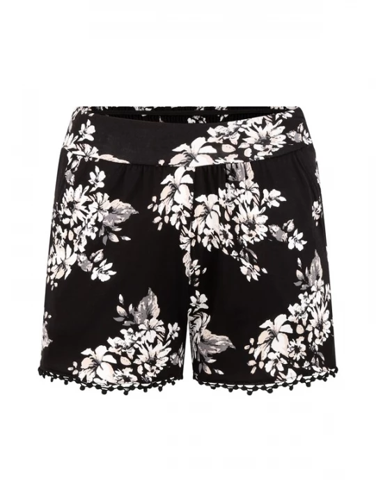 Foto van product LASCANA Broek 'Jasmin' rosa / zwart / wit