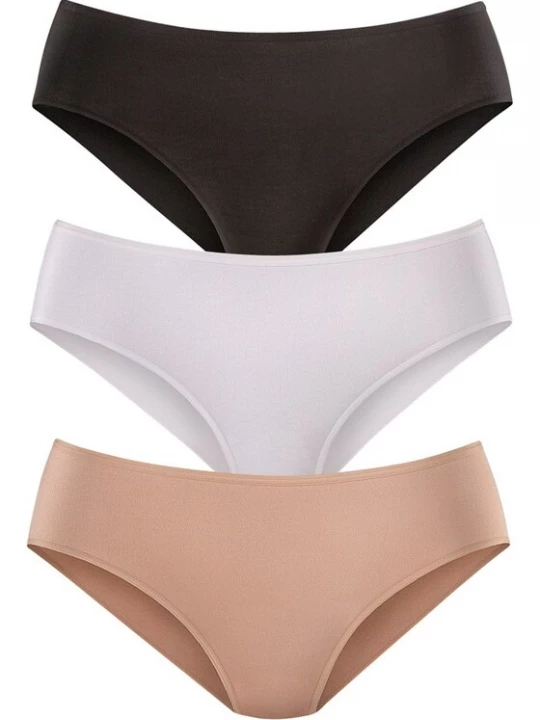 Foto van product LASCANA Broekje beige / zwart / wit