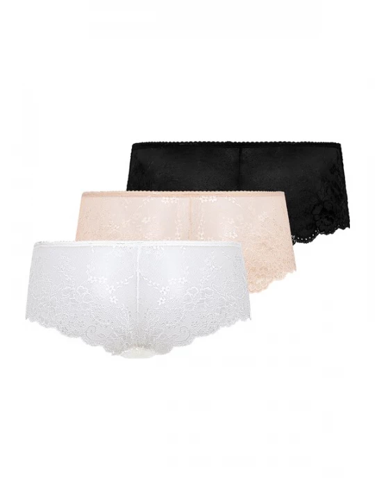 Foto van product LASCANA Broekje beige / zwart / wit