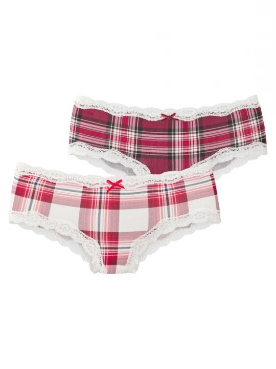 Foto van product LASCANA Broekje wijnrood / merlot / zwart / wit