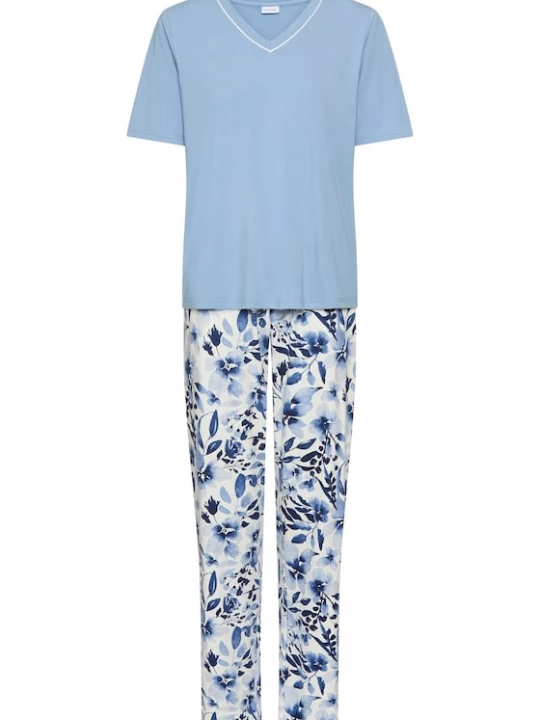 Foto van product LASCANA Pyjama blauw / navy / hemelsblauw / wit