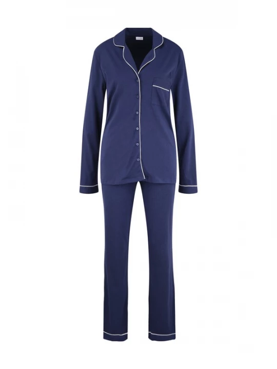 Foto van product LASCANA Pyjama navy / wit