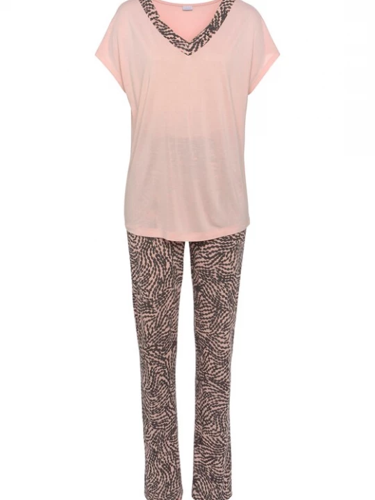 Foto van product LASCANA Pyjama pink / zwart