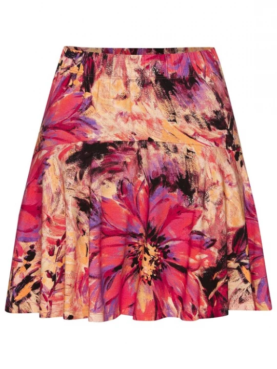 Foto van product LASCANA Rok oranje / pink / poederroze / zwart