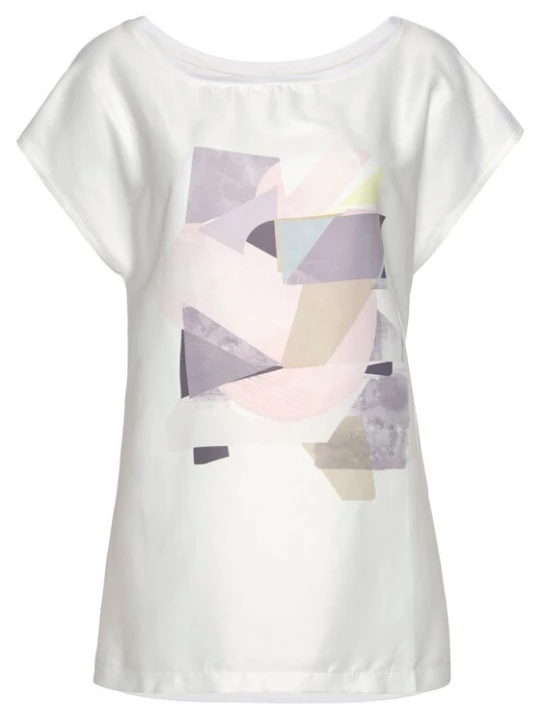 Foto van product LASCANA Shirt beige / lila / rosa / wit
