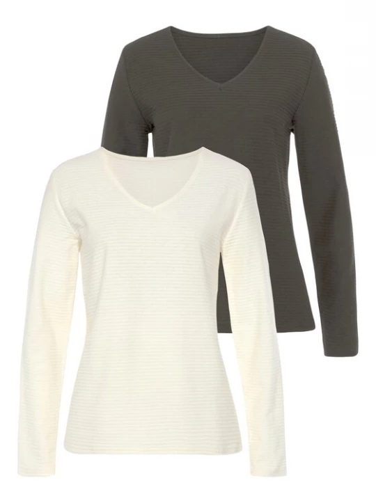 Foto van product LASCANA Shirt crème / kaki