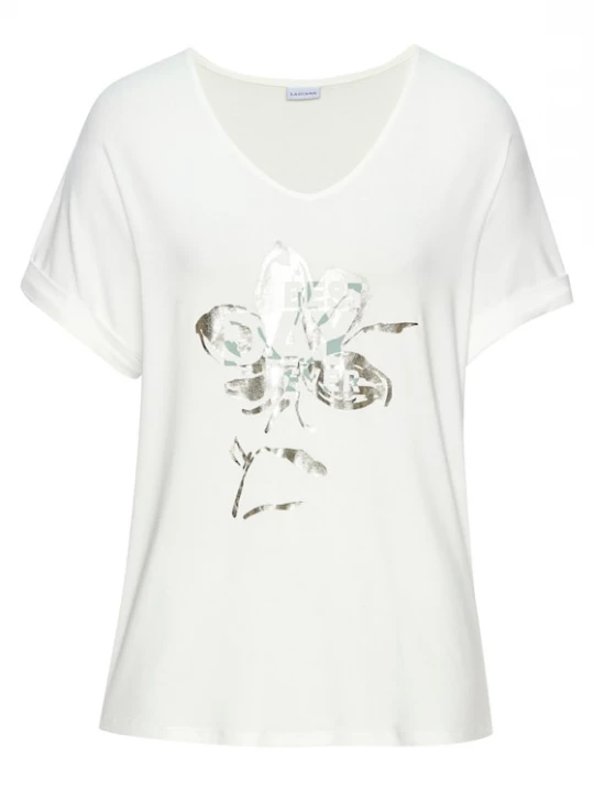 Foto van product LASCANA Shirt crème / zilver