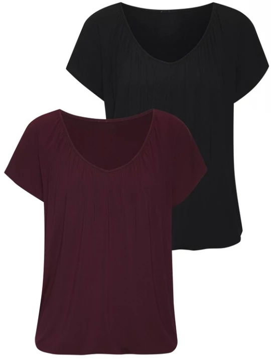 Foto van product LASCANA Shirt cyclaam / zwart