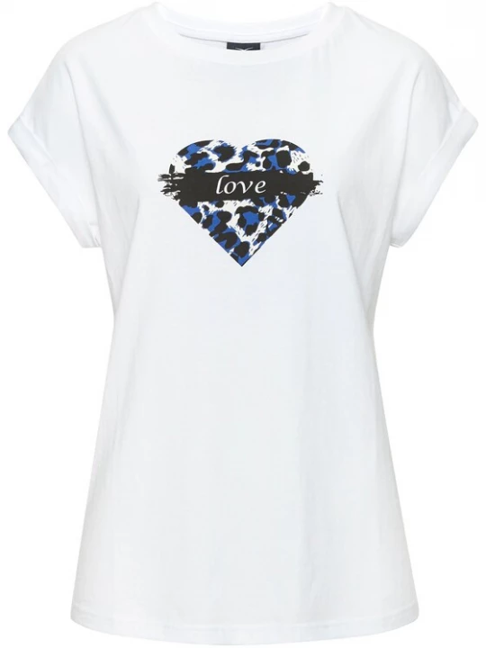 Foto van product LASCANA Shirt enziaan / zwart / wit
