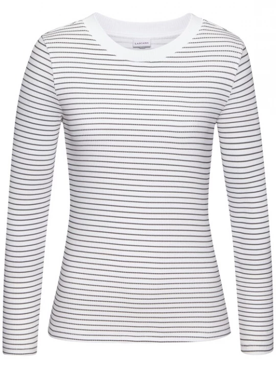 Foto van product LASCANA Shirt grafiet / wit