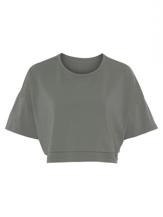Foto van product LASCANA Shirt grijs / groen