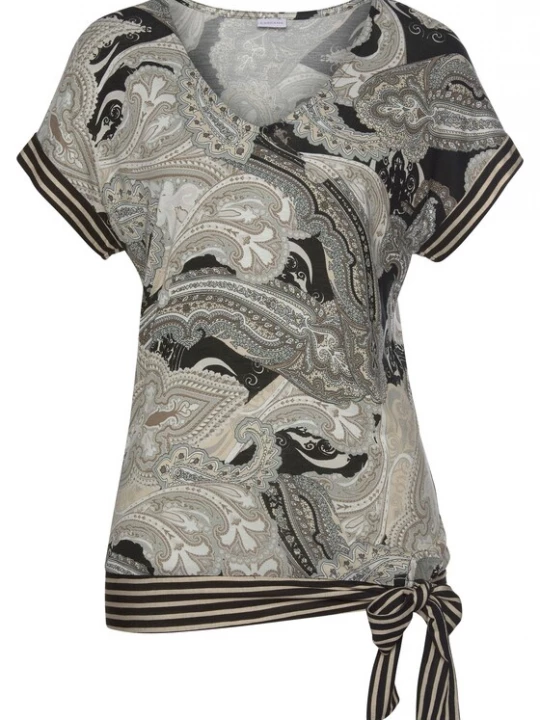 Foto van product LASCANA Shirt grijs / taupe / zwart