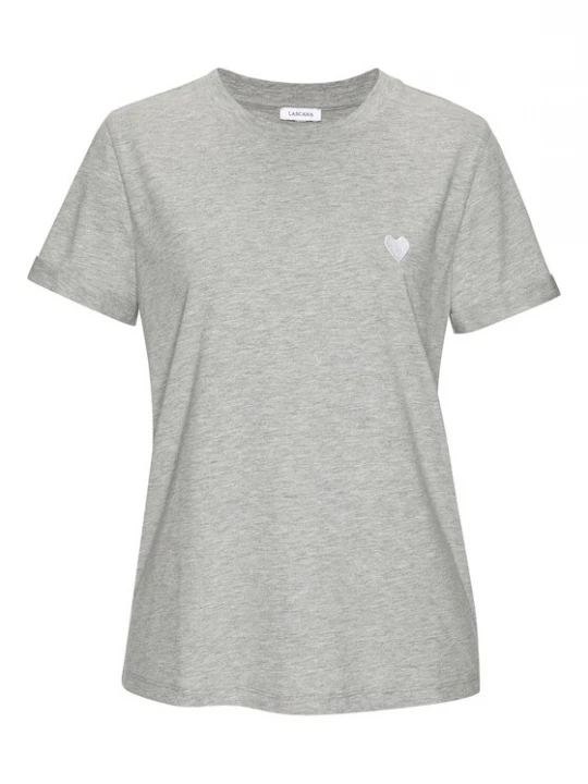 Foto van product LASCANA Shirt grijs / wit
