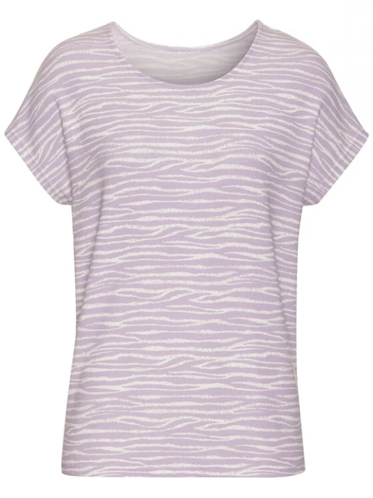 Foto van product LASCANA Shirt lavendel / wit