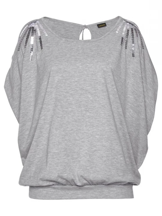 Foto van product LASCANA Shirt lichtgrijs