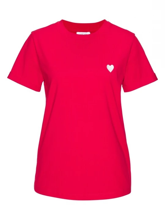 Foto van product LASCANA Shirt lichtrood / wit