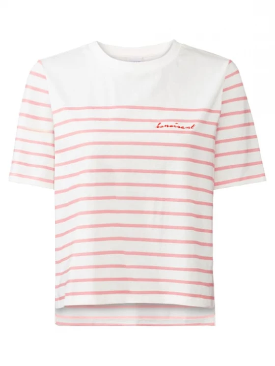 Foto van product LASCANA Shirt pastelroze / rood / wit