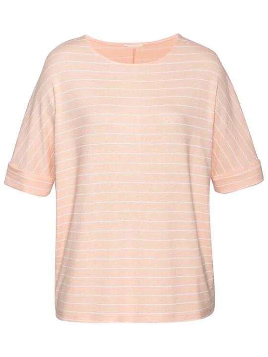 Foto van product LASCANA Shirt perzik / wit
